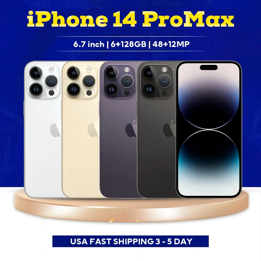 NEW APPLE IPHONE 14 PRO MAX 128GB 256GB 512GB (FACTORY UNLOCKED) ALL COLORS USA