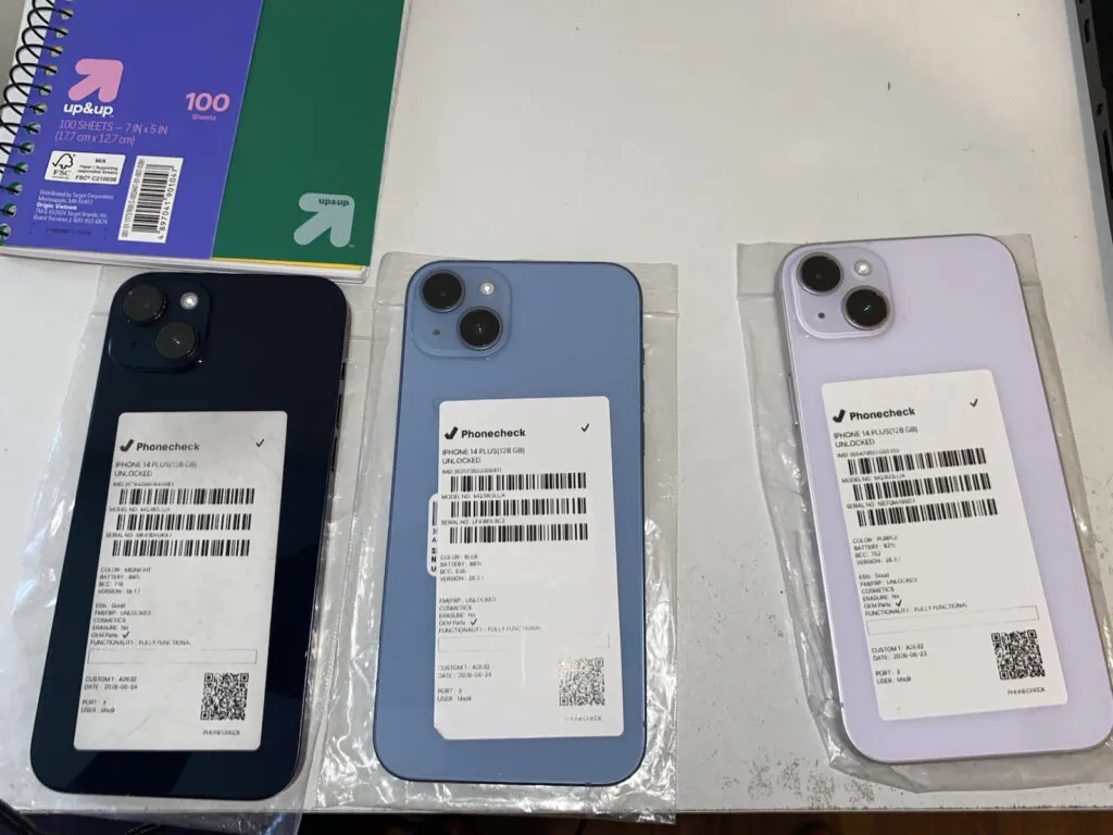 Apple iPhone 14 Plus 128GB Black Factory Unlocked iOS 12MP 5G A2172