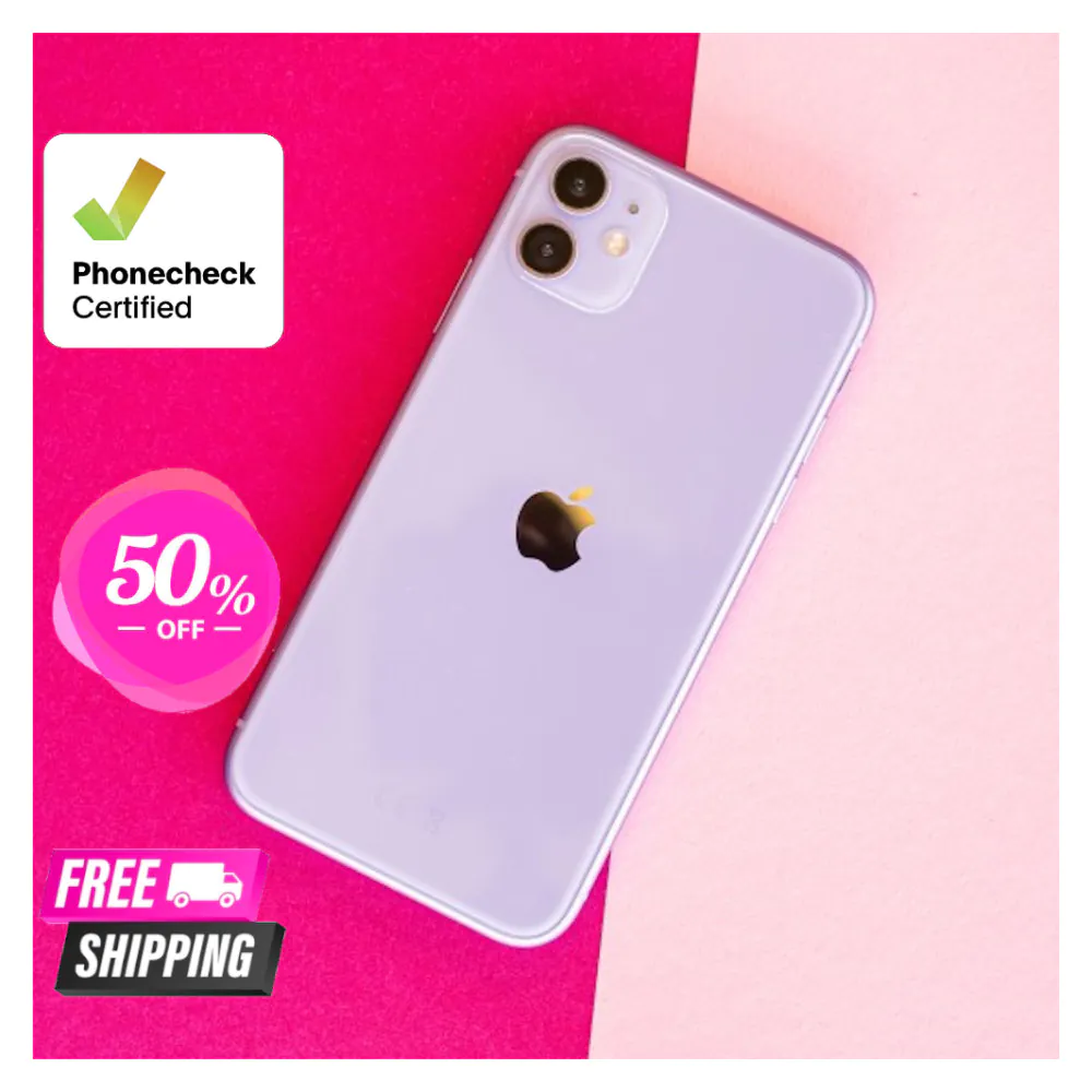 Apple iPhone 11 Purple/Yellow Unlocked Verizon U.S. Cellular Att 4G -64|128GB