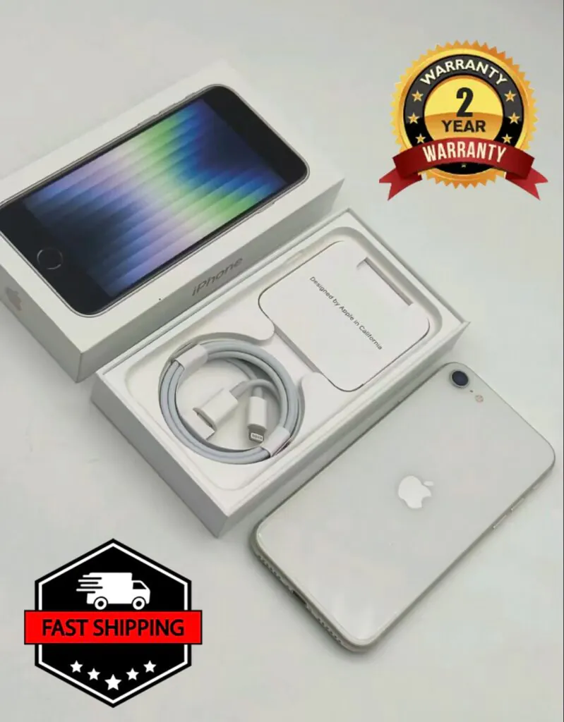 FACTORY NEW IN Apple iPhone SE 3rd 5G (2022) 64-256GB UNLOCKED US FREE SHIPPING