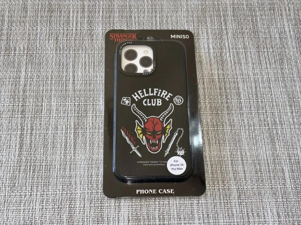 MINISO iPhone 16 Pro Max Stranger Things Hellfire Club Brand New