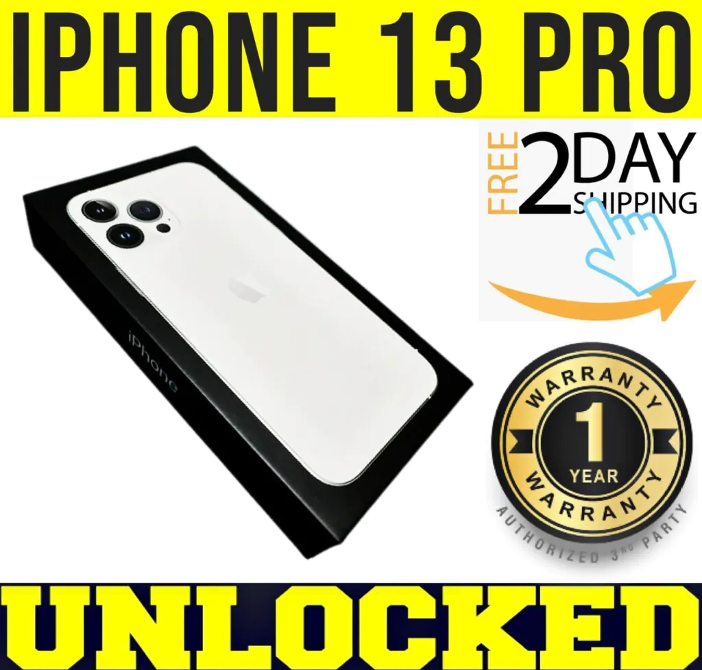 Apple iPhone 13 PRO 256GB SILVER (FACTORY UNLOCKED) ✅ 1 YEAR WARRANTY ✅ ✤SEALED✤