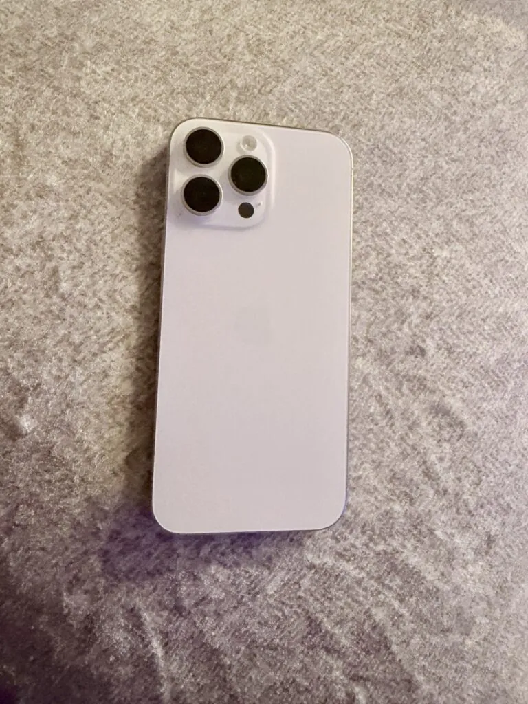 Unlocked Apple iPhone 16 Pro Max 256GB White Titanium, Excellent Condition