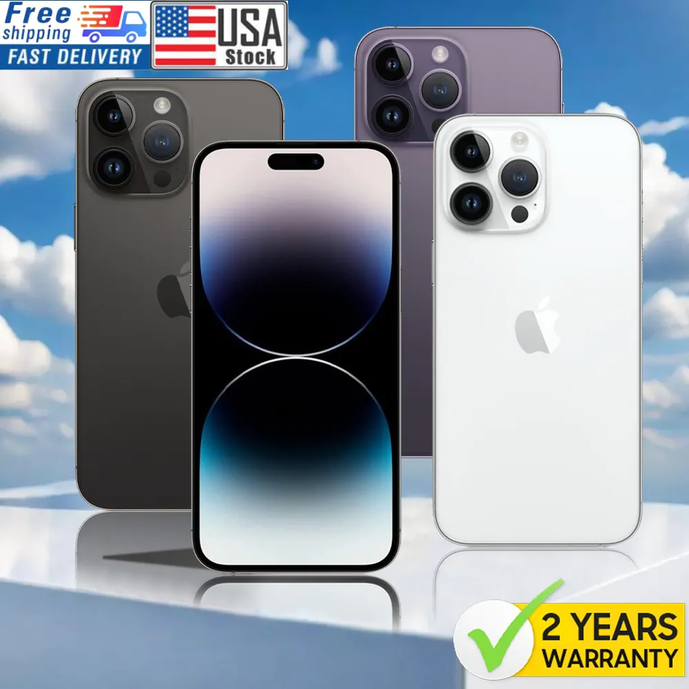 NEW SEALED APPLE IPHONE 14 PRO MAX 128G/256/512G/ 1TB FACTORY UNLOCKED FAST SHIP