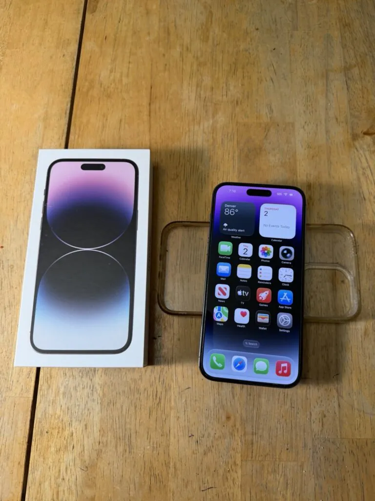 Apple iPhone 14 Pro Max – Purple- 256GB – Unlocked