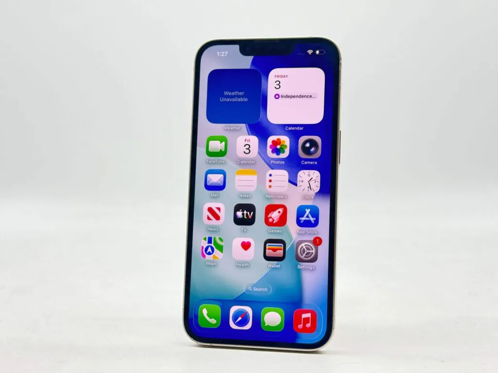 US Sprint/T-Mobile Apple iPhone 13 A2482 128GB Starlight 100% BH