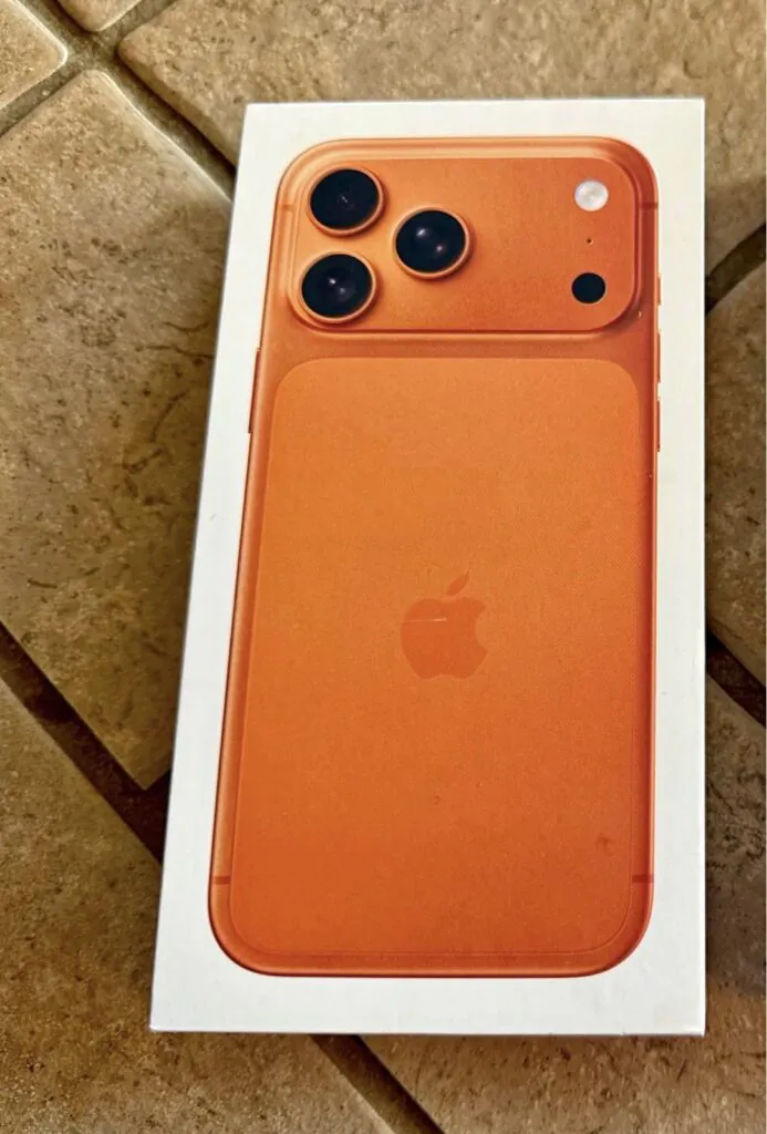 Brand new, still sealed in the box.  Apple iPhone 17 Pro Max 256GB Orange