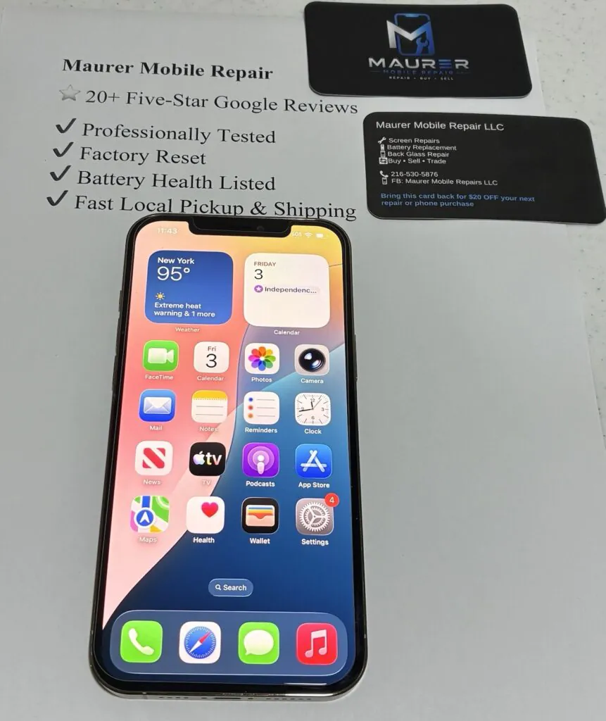 Apple iPhone 12 Pro Max 128GB Gold 6.7in 5G LTE A14 12MP iOS Bar A2342