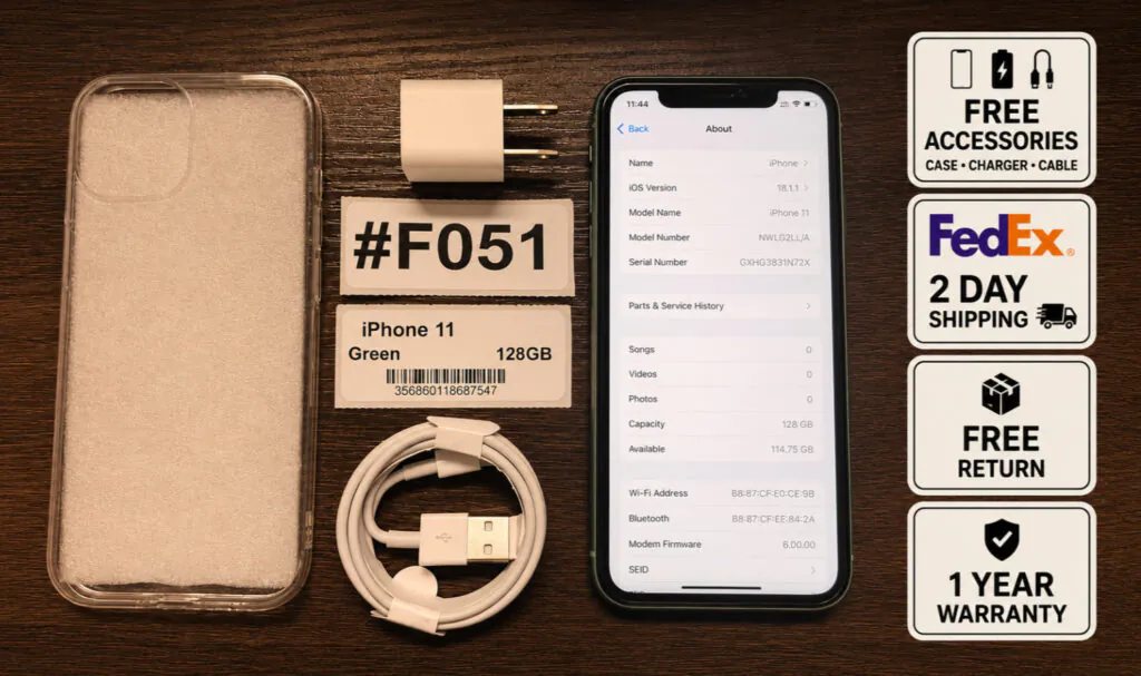 Apple iPhone 11 128GB Green (AT&T) – Read Seller Notes
