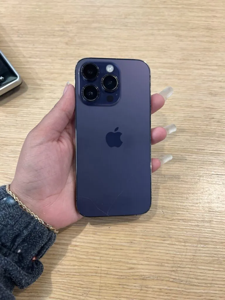 iPhone 14 Pro 256GB Unlocked Deep Purple Small Cracks READ DESCRIPTION!!!
