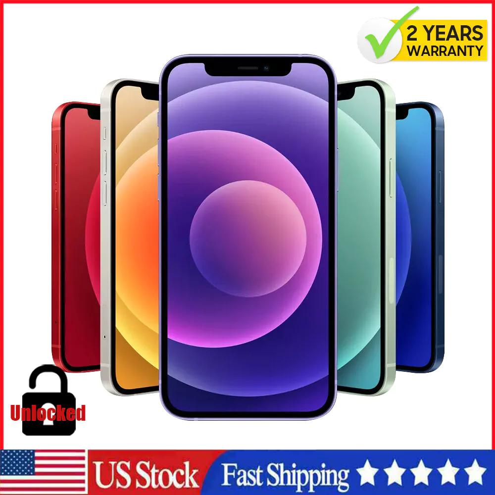 New Apple iPhone 12 Mini (64/128/256GB) – Unlocked, USA Model A2176 Smartphone