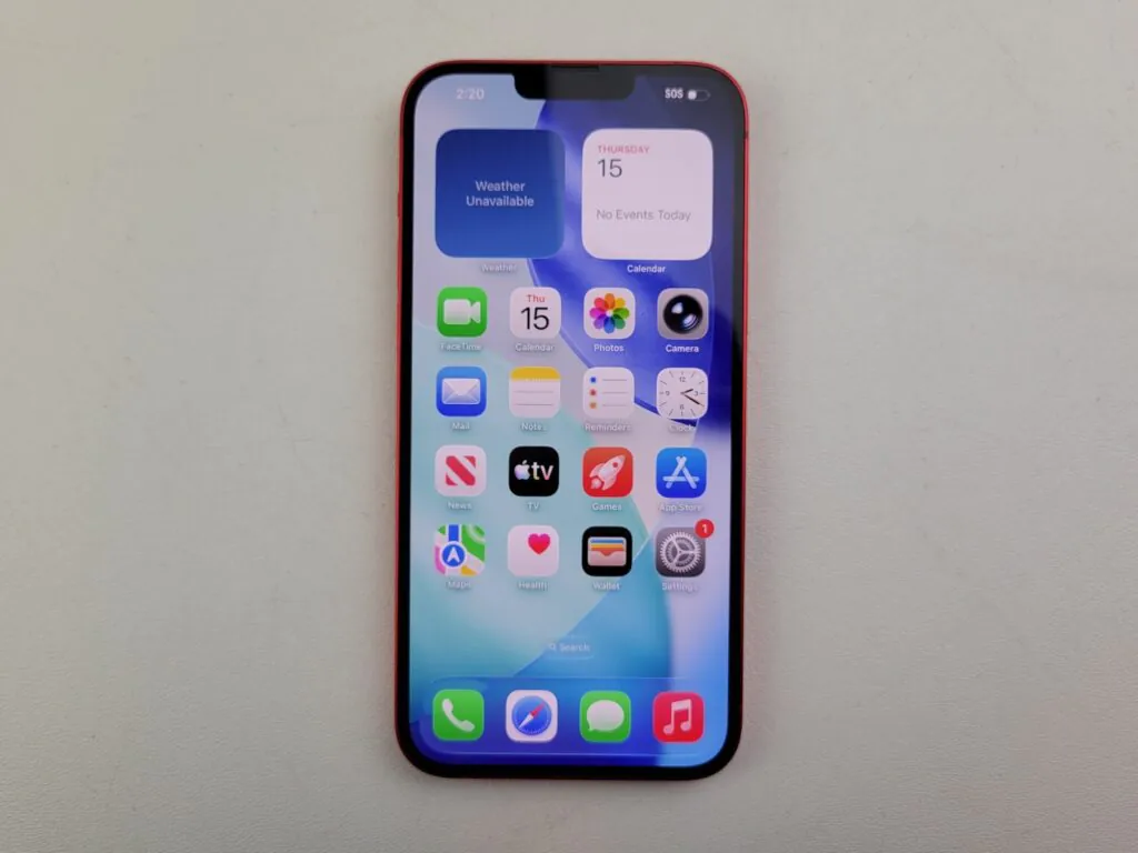 Apple iPhone 14 Plus (A2632) 128GB – Red (Spectrum) Smartphone – H5489