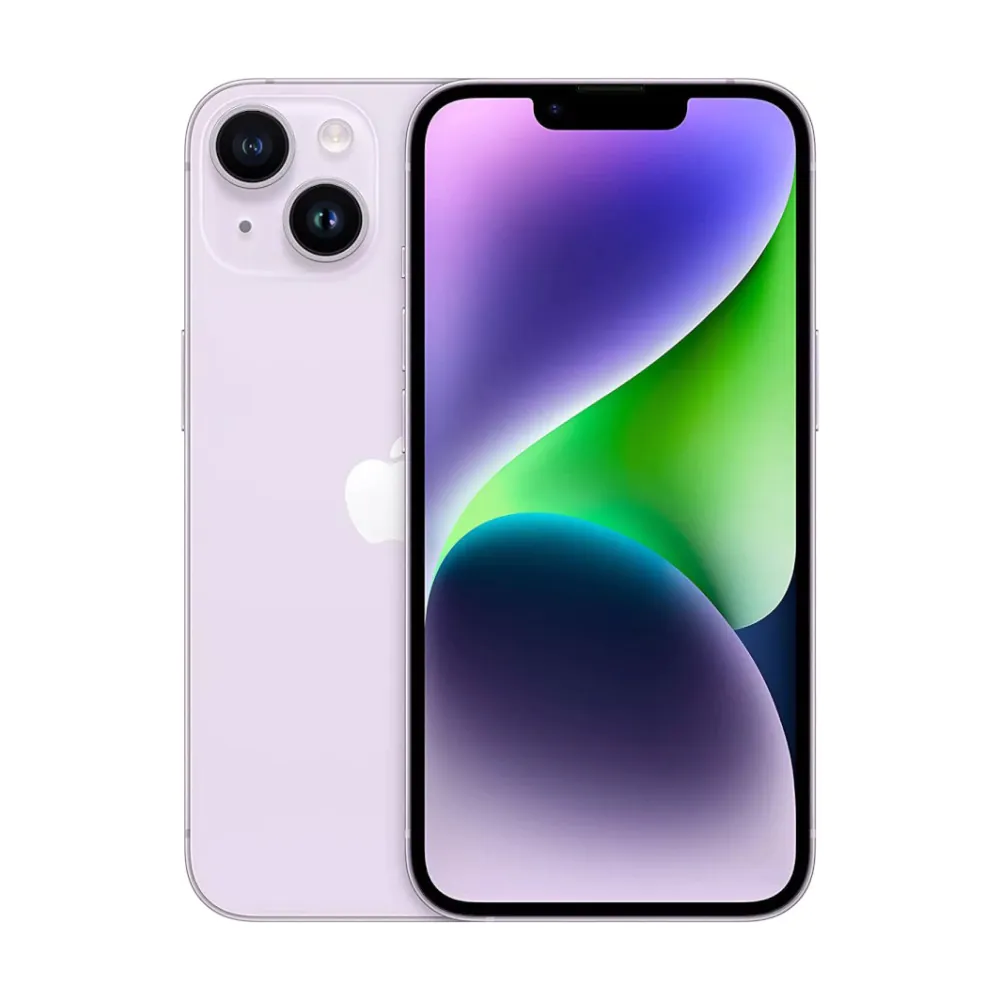 Apple iPhone 14 Unlocked/Verizon Purple Yellow Starlight 128GB 256GB 512GB