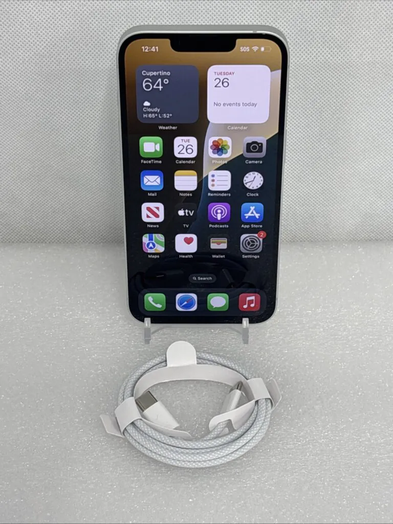 Apple iPhone 16e – 128 GB – White (AT&T)