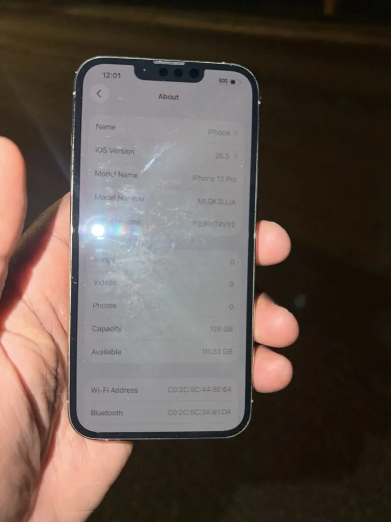 iPhone 13 Pro – 128GB – Unlocked – Excellent Condition – 82%