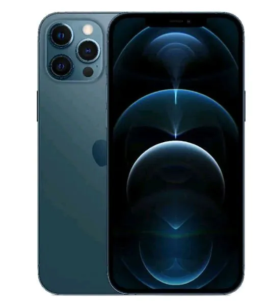 Apple iPhone 12 Pro Max 128GB Pacific Blue Unlocked 12MP Camera Used