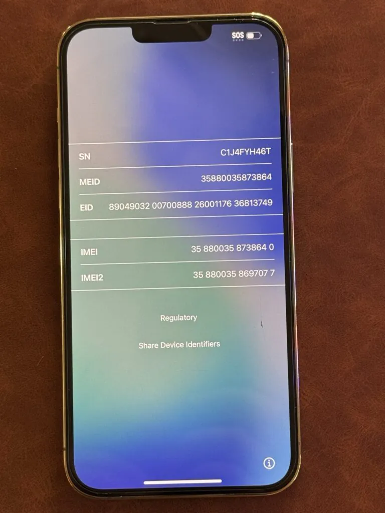 iPhone 13 Pro Max 256 Gold Carrier Unlocked Pristine