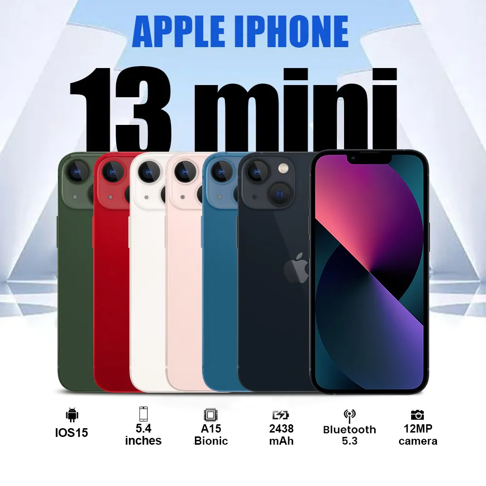 Apple iPhone 13 Mini 5G 128B 256GB 512GB FULLY UNLOCKED US New in Sealed Box