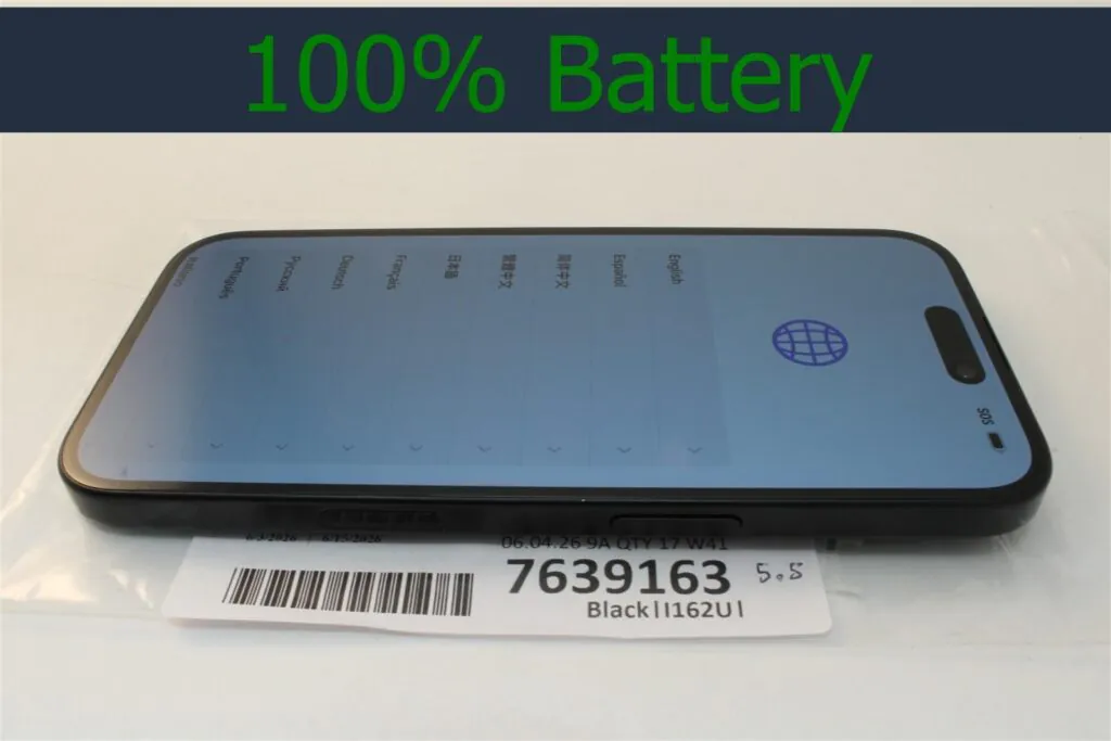 Apple iPhone 16 256GB Black Unlocked AT&T T-Mobile Verizon w/ 100% batt! 7639163