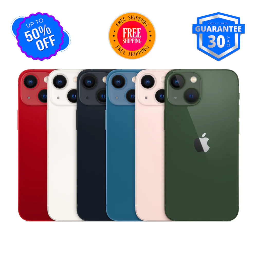 Apple iPhone 13 Black/Green Unlocked Verizon 128GB 256GB 5G T-Mobile
