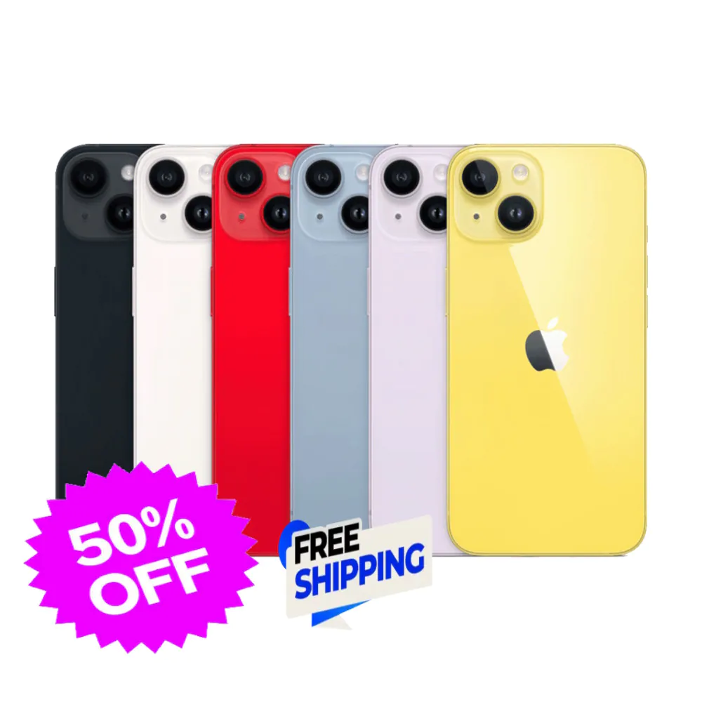 Apple iPhone 14 – 128/256/512GB – Midnight, Starlight – Unlocked – Free Shippin