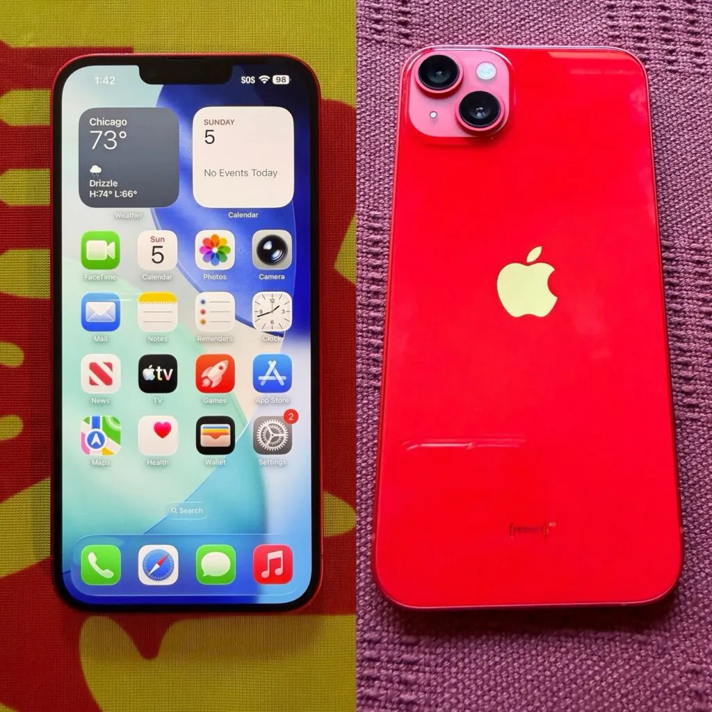 Apple iPhone 14 Plus Product Red 128GB Unlocked