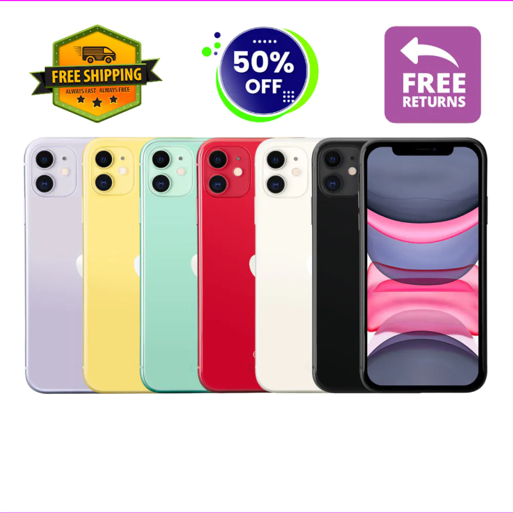 Apple iPhone 11 64GB/128GB – Fair Condition – Unlocked – Free Shipping!