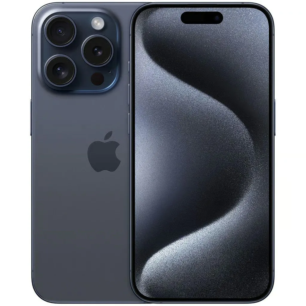 Apple iPhone 15 Pro – 128 GB – Blue Titanium- Unlocked- Excellent