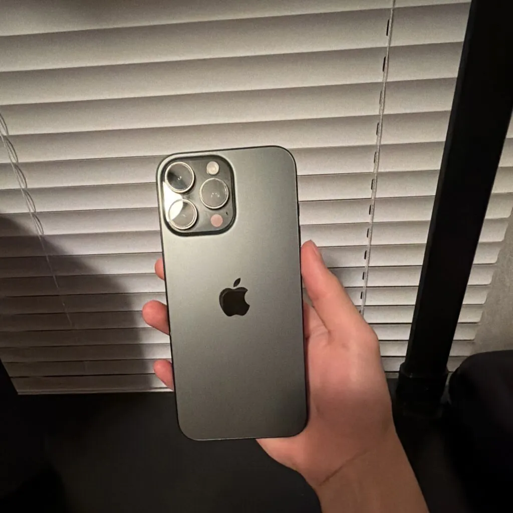 Apple iPhone 16 Pro Max 256GB Gray Bar Smartphone 12MP Camera