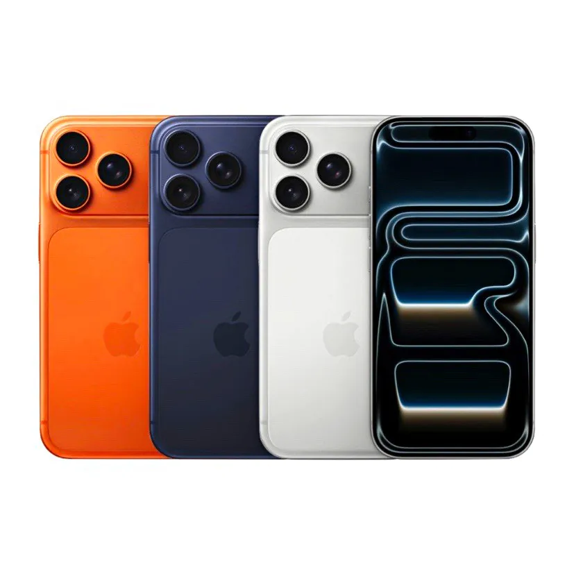 Apple iPhone 17 Pro Max 256GB iOS 48MP Bar Phone – Orange/Black/White Unlocked