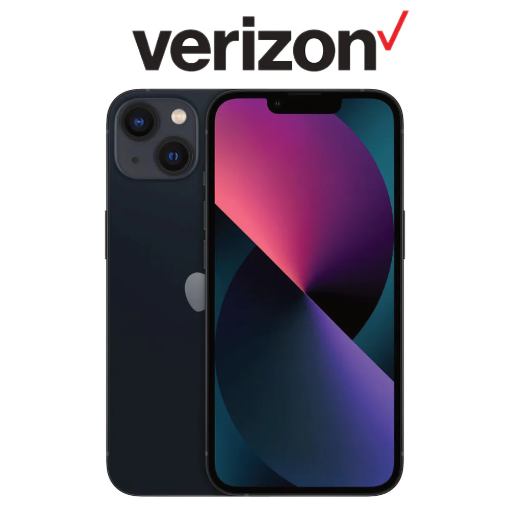 Apple iPhone 13 A2482 128GB Midnight Verizon Locked Very Good