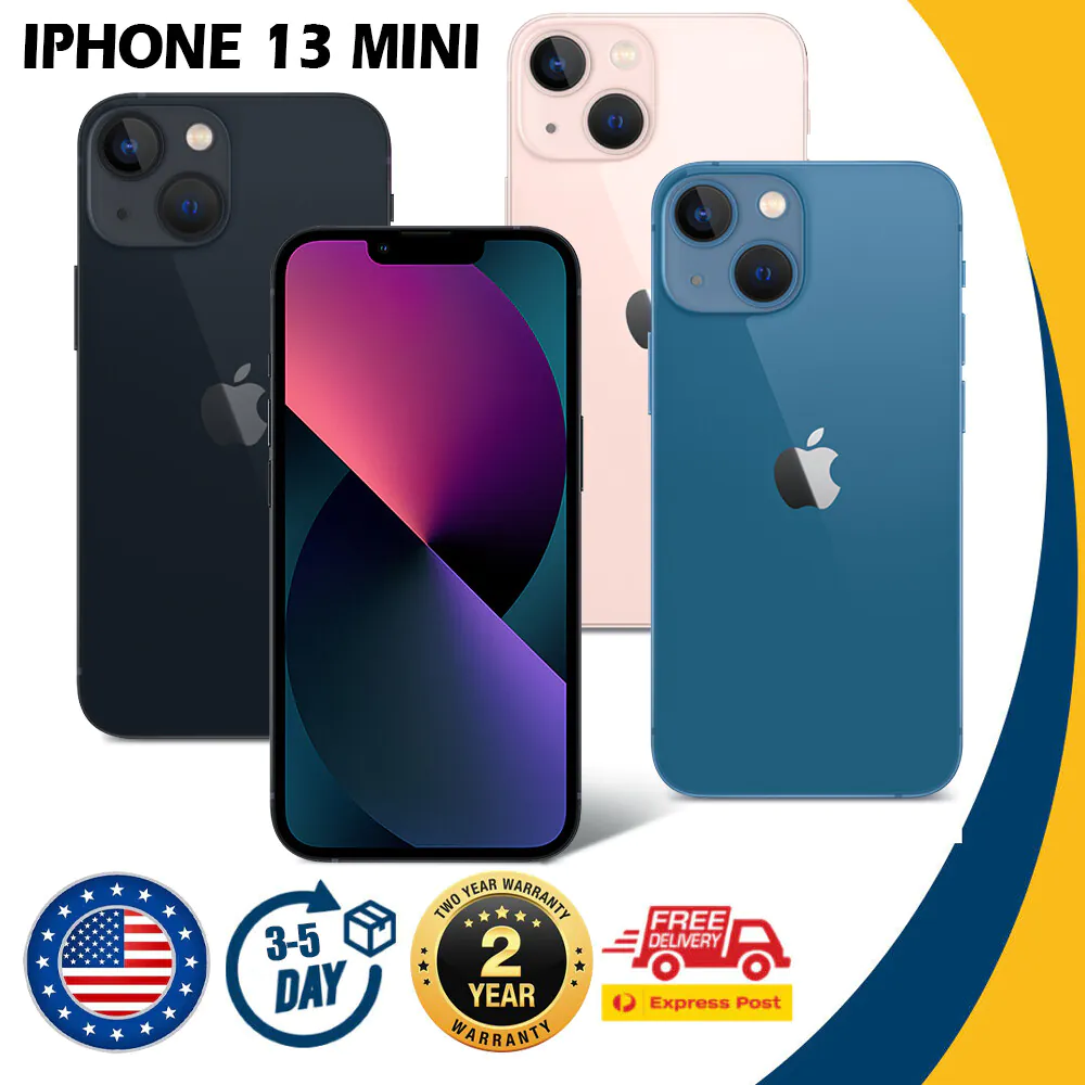 Brand New Apple iPhone 13 MINI 128GB/256GB A2481 Factory Unlocked Smartphone USA