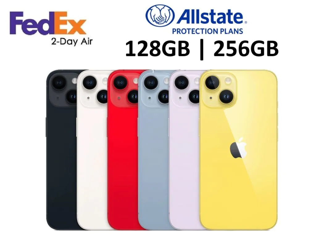 Apple iPhone 14 Plus (6.7″) 128GB 256GB Fully Unlocked Dual eSIM – Excellent
