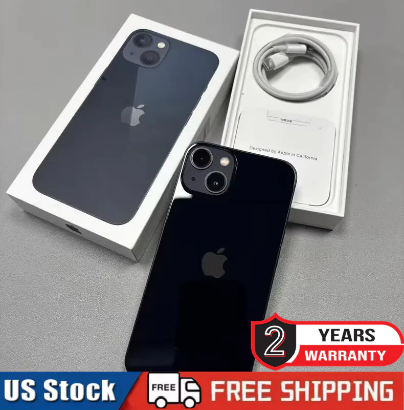 NEW Apple iPhone 13 MINI 5G 512/256/128G UNLOCKED ALL Colors&Carrier Smartphone