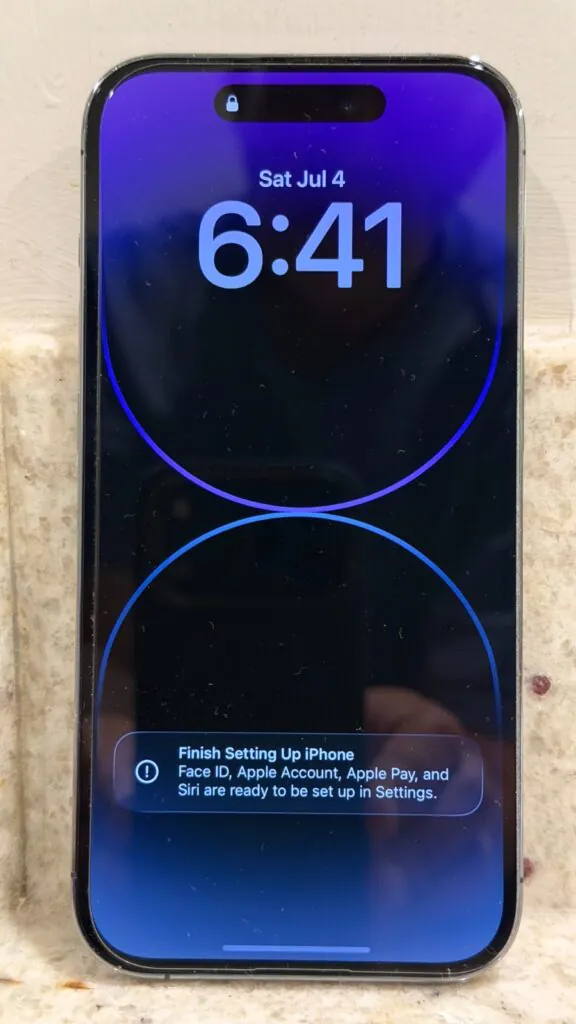 Apple iPhone 14 Pro,  256 GB, Deep Purple, Unlocked, Model A2650, Ex. Condition