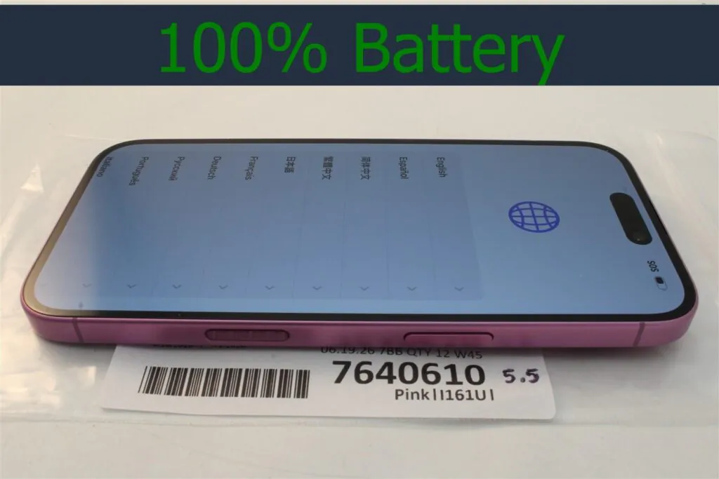 Apple iPhone 16 128GB Pink Unlocked AT&T T-Mobile Verizon w/ 100% batt! 7640610