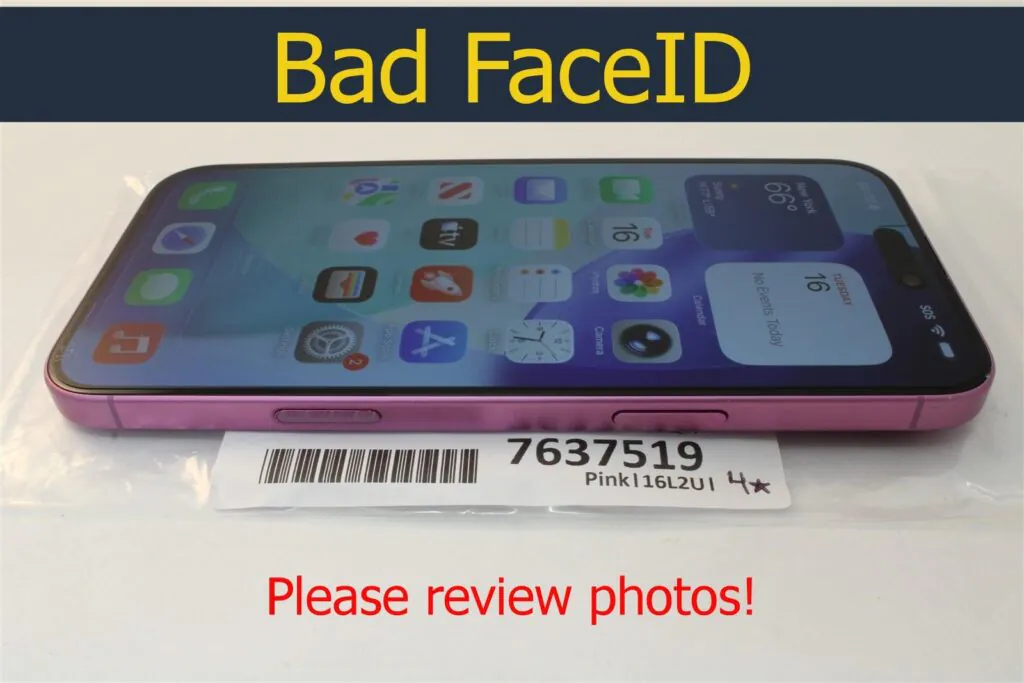 Apple iPhone 16 Plus 256GB Pink – Unlocked AT&T T-Mobile Verizon 7637519