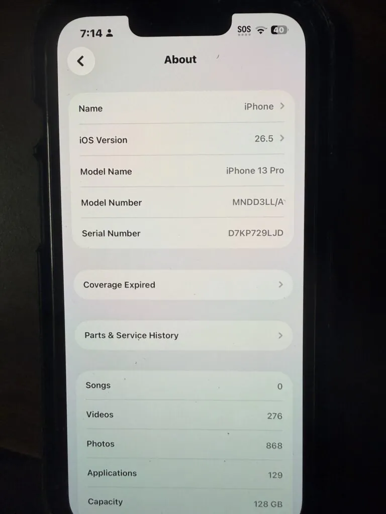 iPhone 13 Pro 128 Att