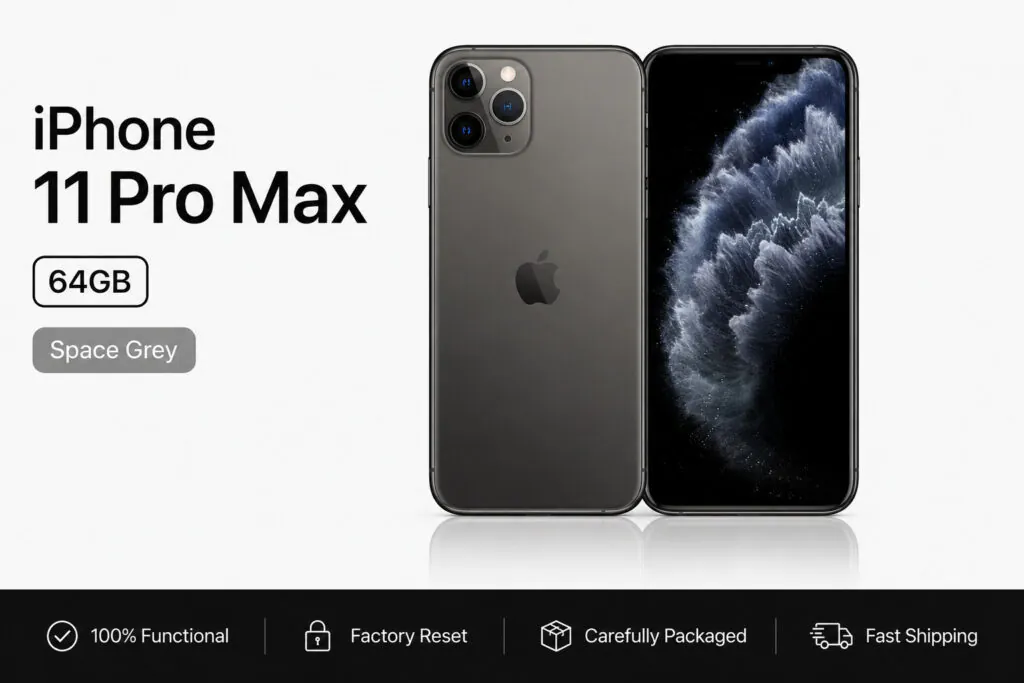 Apple iPhone 11 Pro Max Space Gray 64GB Unlocked