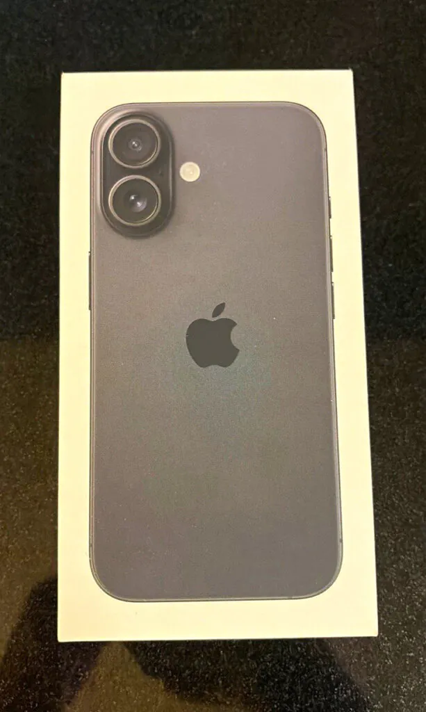 Apple iPhone 16 128GB Blue Bar Smartphone 12MP Dual Camera – Open Box