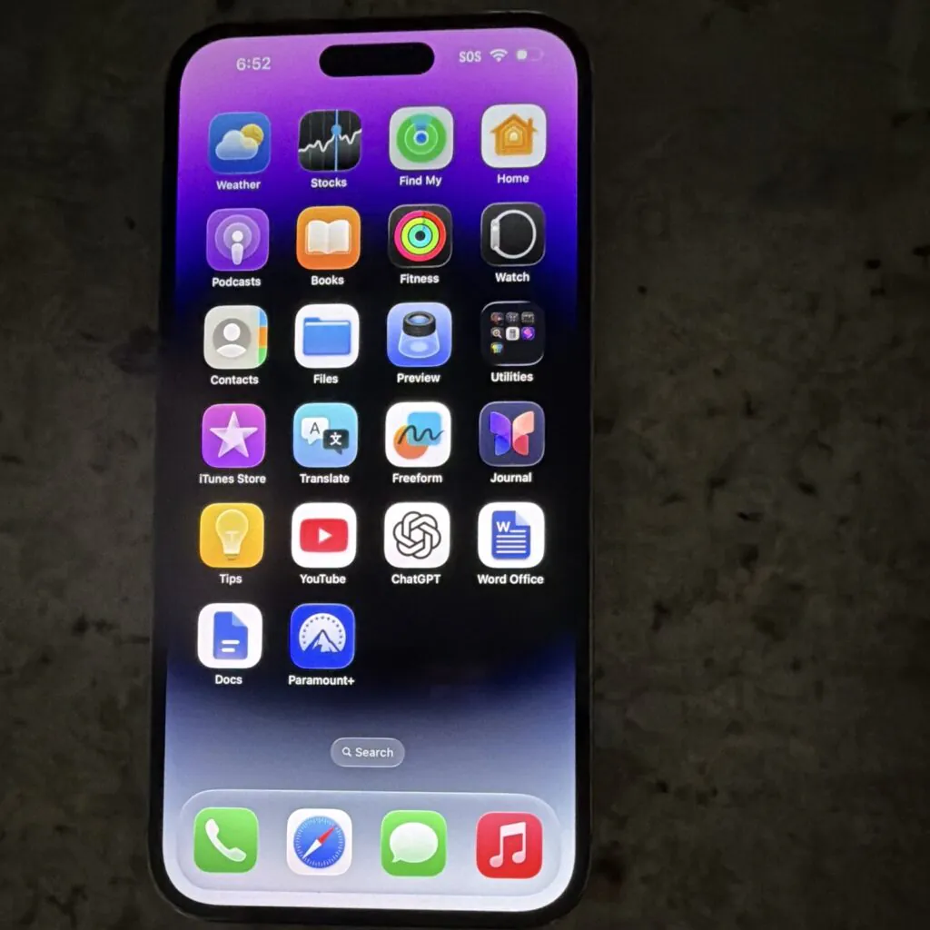 Apple iPhone 14 Pro Max 128GB Purple iOS Smartphone 48MP Camera