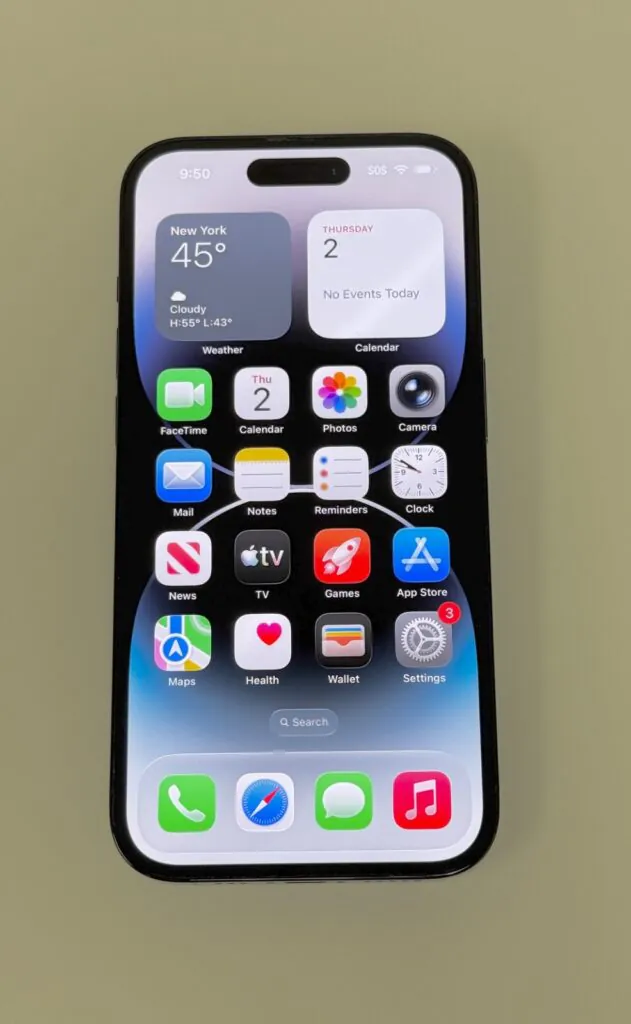Apple iPhone 14 Pro 128 GB Space Black Unlocked Very Good Condition MPXT3LL/A