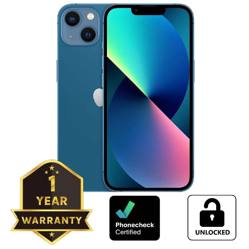 Apple iPhone 13 – 256 GB – Blue (Unlocked) Smartphone – Very Good