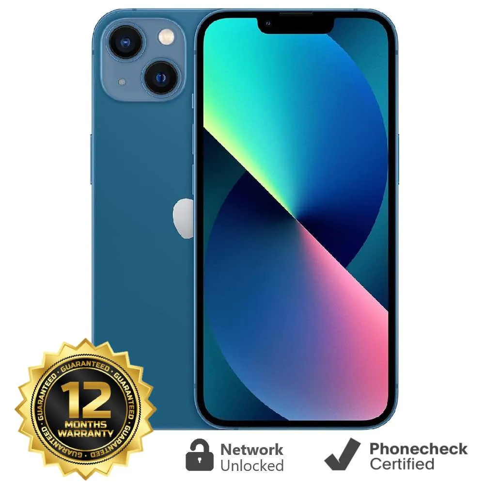 Apple iPhone 13 – 256 GB – Blue (Unlocked) Smartphone – Very Good