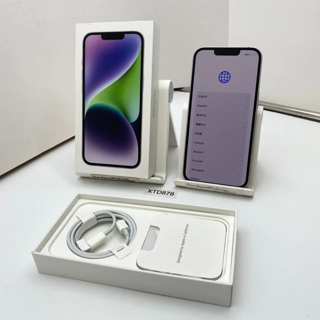 Apple iPhone 14 – 128GB – Purple (Unlocked) – Open Box