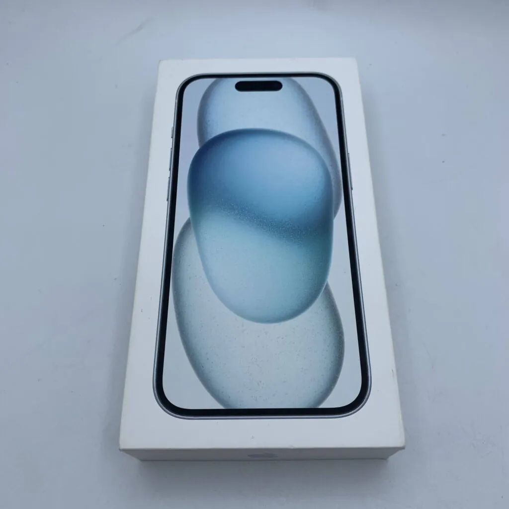 Apple iPhone 15 – 128GB – Blue – T-Mobile – Open Box Condition
