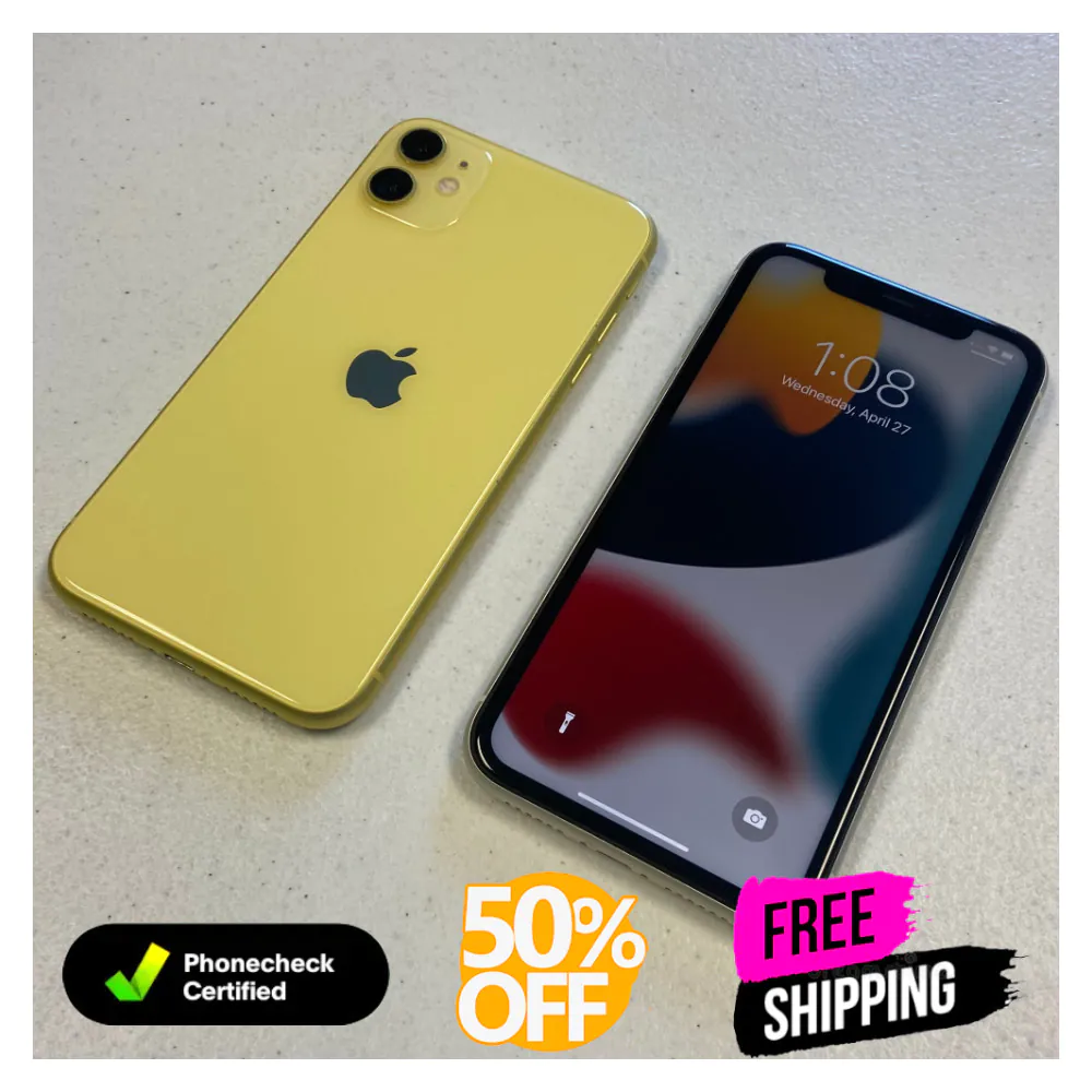 Apple iPhone 11 64GB Unlocked Verizon GSM T-Mobile Screen 6.1″ Smartphone