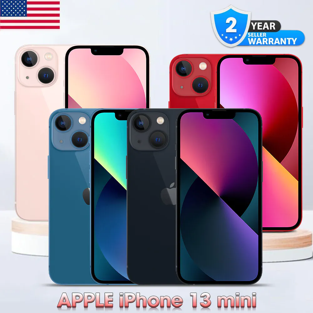 New Sealed Apple iPhone 13 MINI A2481 128GB 256GB 512GB Factory Unlocked US