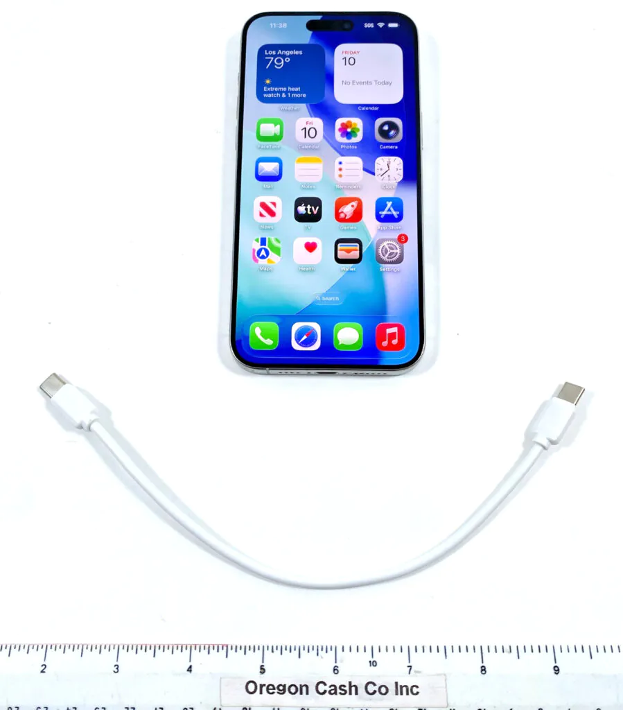 UNLOCKED Apple iPhone 15 Pro Max 256GB Silver, iOS 26.2 Smartphone MU673LL/A