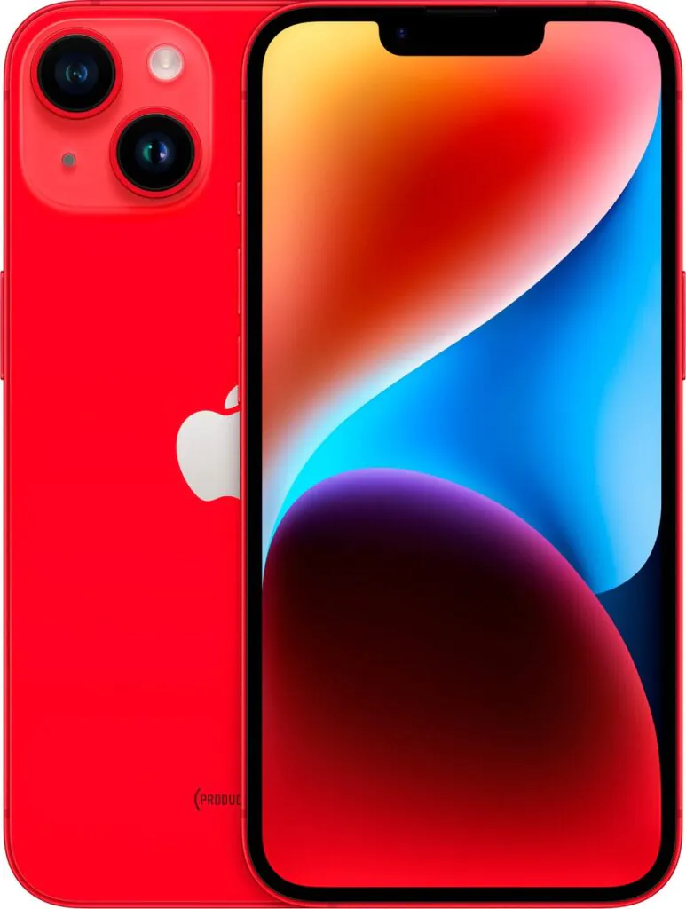 Used Apple iPhone 14, Fully Unlocked, 512 GB, Red, Poor Batt + C Grade Cosmetics